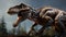 Hyper-realistic Allosaurus Sculpture: Unreal Engine 5 3d Rendering