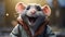 Hyper-realistic Animated Rat Character With Goofy Personality