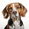 Hyper-realistic Beagle Portrait Illustration For Download
