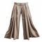 Hyper Realistic Beige Trousers With Belt Detailed Digital Illustration