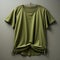 Hyper Realistic Dark Green T-shirt Dress - Street-savvy 3d Render