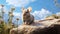 Hyper-realistic Mouse Illustration With Naturalistic Flora And Fauna
