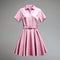 Hyper Realistic Pink Dress Smooth, Polished, And Timelessly Nostalgic