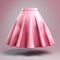 Hyper Realistic Pink Skirt: Vintage Style 3d Model