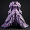 Hyper Realistic Purple Gown 3d Model - Pastel Gothic Style