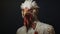 Hyper-realistic Sci-fi Chicken Head In A Suit With Ties