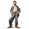 Hyper-realistic Sculpture Of Abraham Lincoln In Pajamas