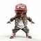 Hyper-realistic Sculpture Of Cute Kid In Hip Hop Costume