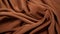 Hyper-realistic Silk Fabric In Terracotta: Detailed And Accurate Matte Photo