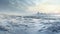 Hyper-realistic Snowy Landscape: Tundra Of Manhattan Beach In Arctic Air