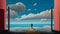 Hyper-realistic Surreal Atmosphere Painting By Magritte In Ultra Hd