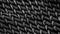 Hyper-realistic Texture of Black Wicker Nylon Material