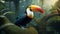 Hyper-realistic Toucan Rendering In Maya: Showcasing Nature\\\'s Beauty