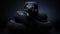 Hyper-realistic Voxel Art Snake Toy On Dark Background