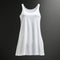 Hyper Realistic White Tank Top Mockup Rendering Stock Photograph