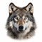 Hyper-realistic Wolf Portrait In 8k Ultra Hd Resolution