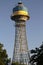 Hyperboloid water tower in Cherkasy, Ukraine, designed and built by Vladimir Shukhov in 1913-1914