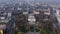 Hyperlapse City park aerial view. Mariupol Ukraine