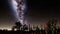 Hyperlapse in Death Valley National Park Desert Moonlit Under Galaxy Stars