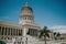 Hyperlapse of a magnificent building, capital of Havana Cuba