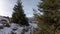 Hyperlapse walking at Monte Pora area in winter dry season. Orobie alps, Bergamo, Lombardy, Italy