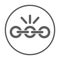 Hyperlink icon, External link gray symbol