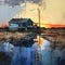 Hyperrealism Painting: Decaying Landscapes And Rural Life In Translucent Expressionism