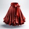 Hyperrealistic 1920s Retro Red Skirt 3d Model