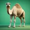 Hyperrealistic 3d Render Of Muscular Black And White Camel