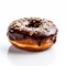 Hyperrealistic Chocolate Donut With Nuts - Hyperrealism Photography
