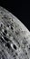 Hyperrealistic Close-up Of The Moon: A Bold And Dramatic 70mm Shot