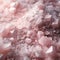 Hyperrealistic Composition Futuristic Pink Salt With Sugar Crystal Texture