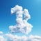 Hyperrealistic Composition Number 1 In Clouds With Blue Sky