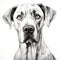 Hyperrealistic Dalmatian Drawing: Detailed Vector Illustration Of An Animal