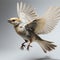 Hyperrealistic Digital Art: Stunning Bird Model In Flight
