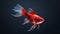 Hyperrealistic Gold Fish: A Stunning Fusion Of Japanese Minimalism And 8k Fish Photography