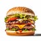 Hyperrealistic Hamburger: A Stunning 8k Photo Of A Cheese Burger