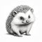 Hyperrealistic Hedgehog Drawing With Detailed Character Illustration