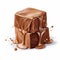 Hyperrealistic Illustration Of Hot Chocolate With Melted Icing