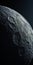 Hyperrealistic Moon Image With Craters: Ray Tracing, Softbox Lighting, 32k Uhd