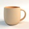 Hyperrealistic Mug On White Background With Soft Gradients