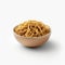 Hyperrealistic Noodles De Choclo On White Background - Sony 8k Photography