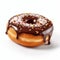 Hyperrealistic Oil Painting Of A Chocolate Sprinkle Donut