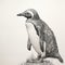 Hyperrealistic Penguin Drawing With Cityscape By Jacky Druz