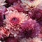 Hyperrealistic pink flower arrangement with dynamic color combinations (tiled)