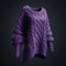 Hyperrealistic Purple Sweater Render With Unreal Engine