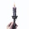 Hyperrealistic Taper Candle Painting With Dark And Mystical Gothic Vibes