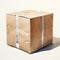 Hyperrealistic Watercolor Delivery Box Illustration With Muted Realism