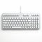 Hyperrealistic White Fullsize Keyboard For Mac Computers