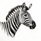 Hyperrealistic Zebra Portrait Mbole Art With Precision Painting